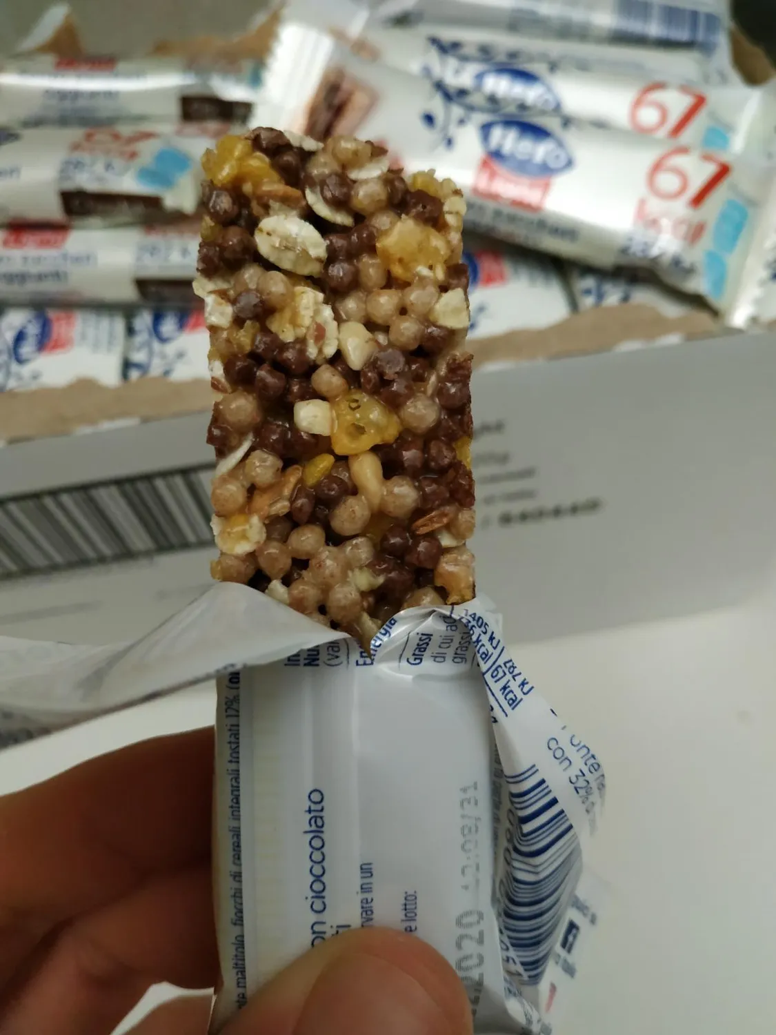 Hero Light Cioccolato barrette cereali 60x20g senza zuccheri