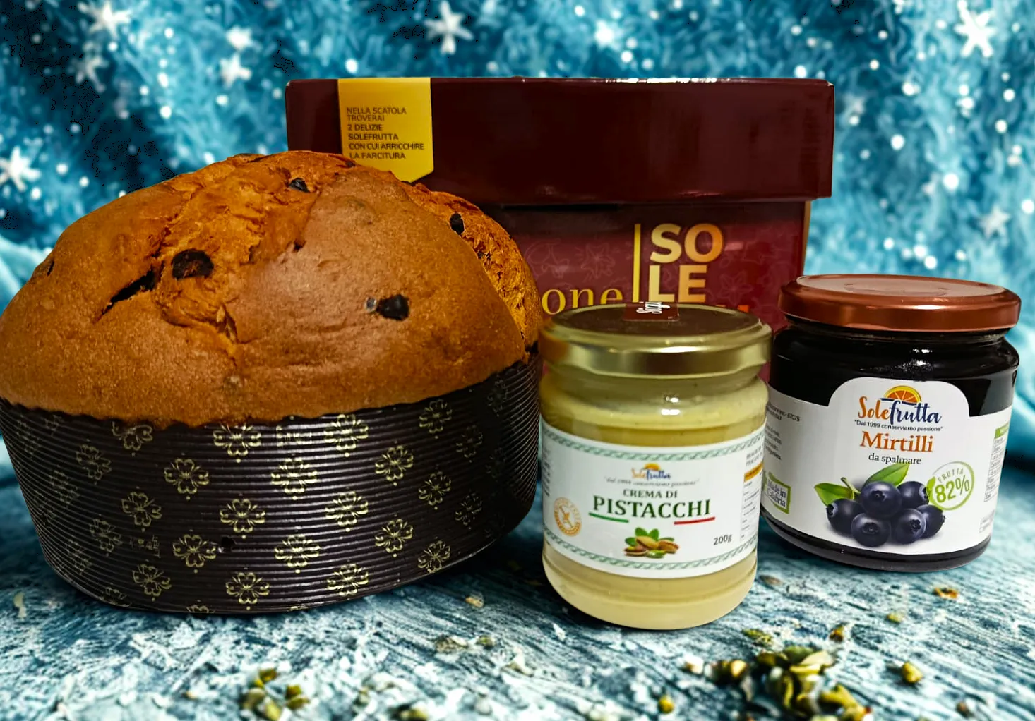 SoloFrutta Confezione Vicoli del Borgo Panettone Mirtilli