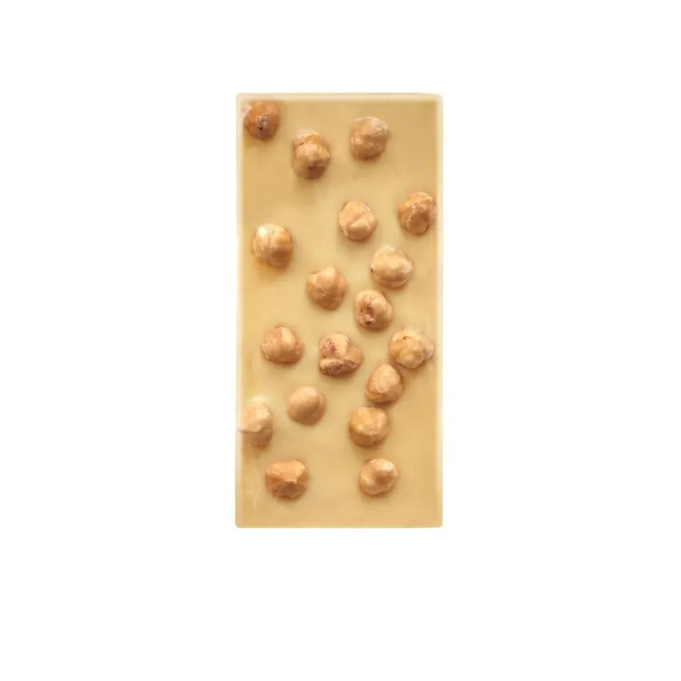 Stringhetto Tavoletta Bianca con Nocciole 100 g cioccolato bianco