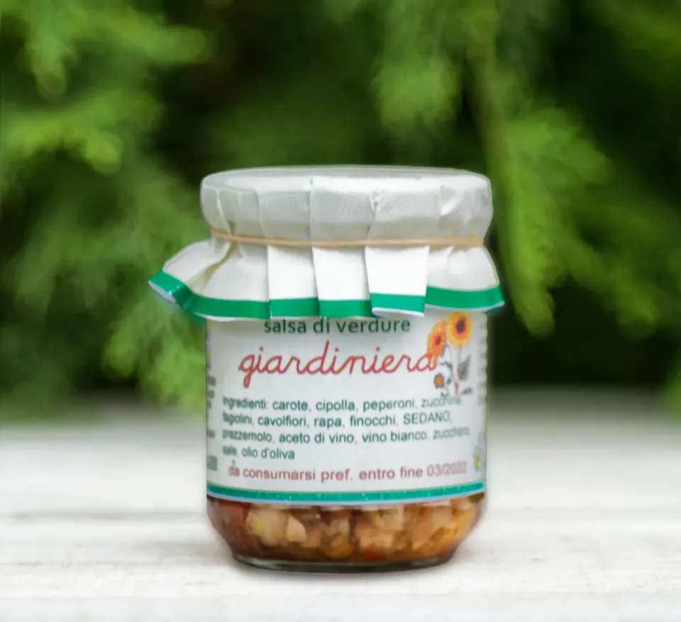 Bosco del Fracasso Giardiniera di Verdure 200g tritata