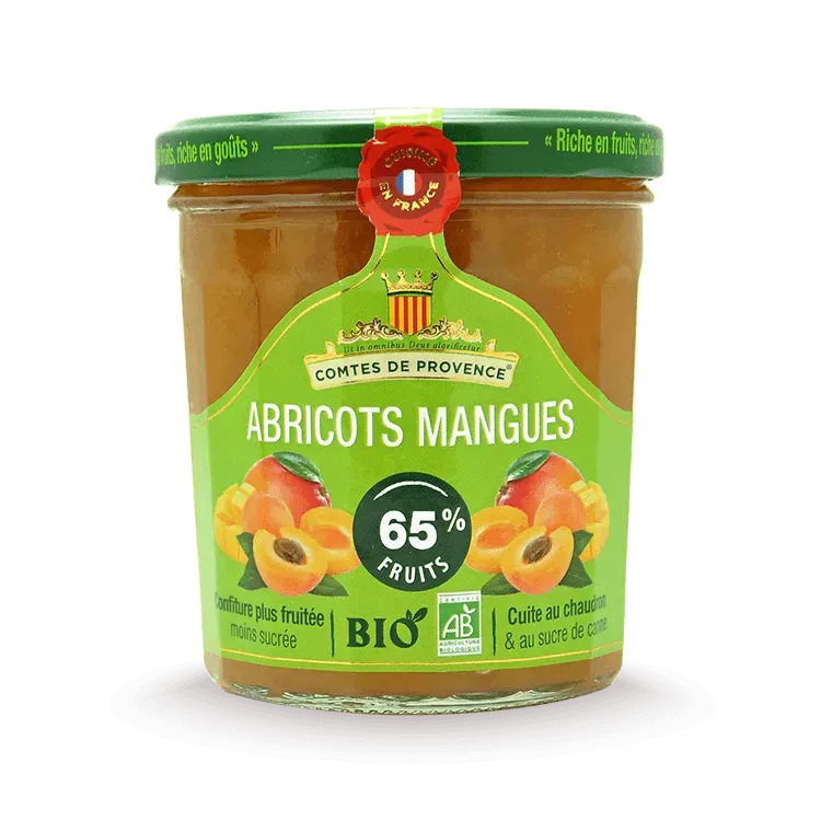 Les Comtes de Provence confettura albicocca mango bio leggera