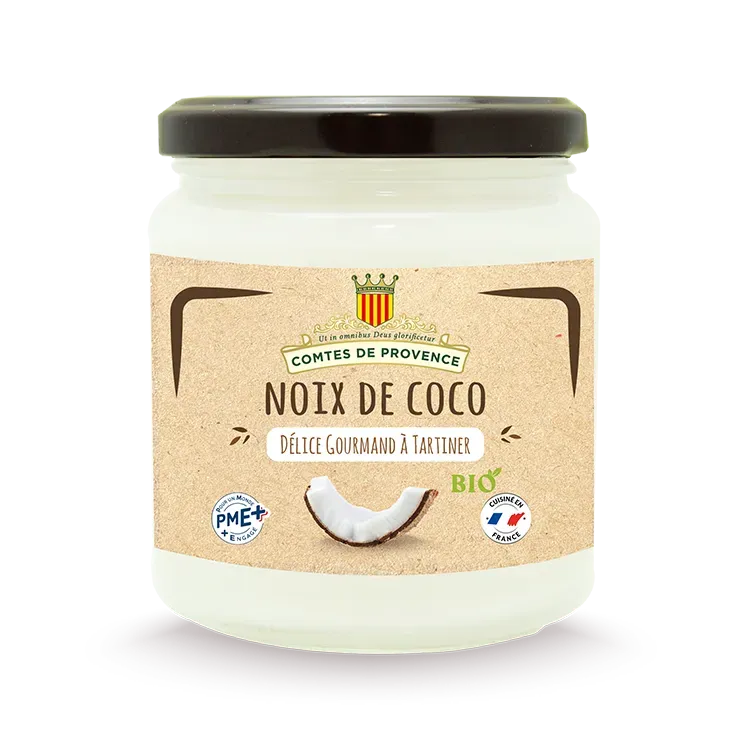 Les Comtes de Provence Délices crema cocco bio da spalmare