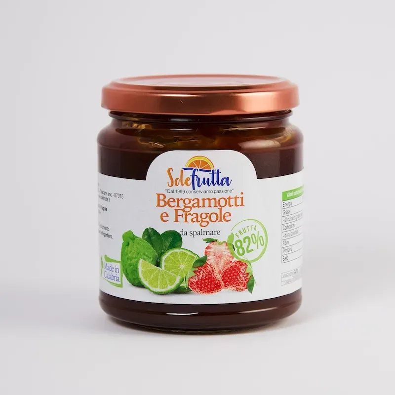 SoloFrutta Marmellata di Bergamotto e Fragole fresca
