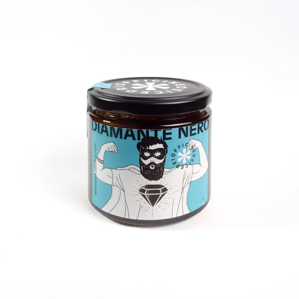Officine dei Cedri Diamante Nero mostarda fichi 250 g