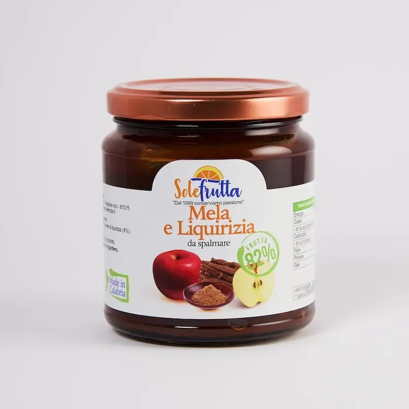 SoloFrutta Mele e Liquirizia confettura mele liquirizia