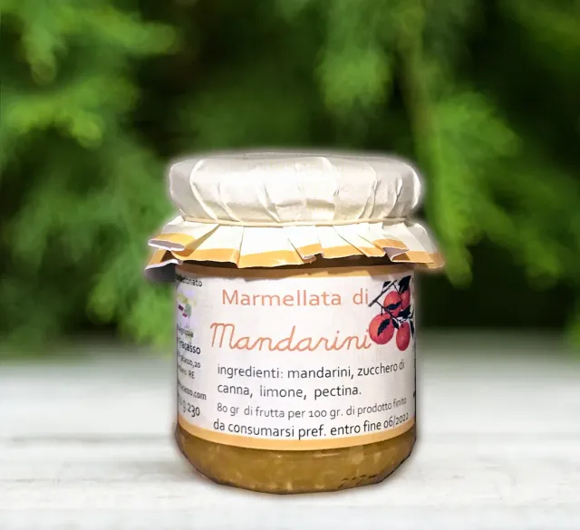 Bosco del Fracasso Marmellata di Mandarini 230g polpa e bucce