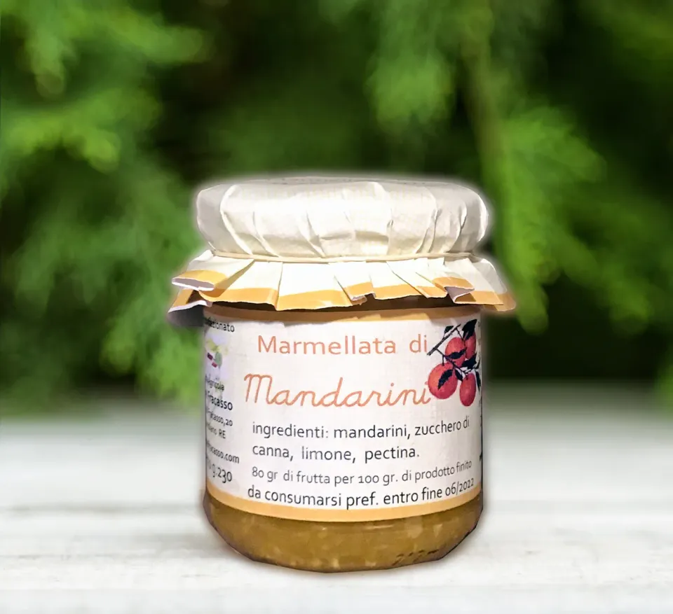 Bosco del Fracasso Marmellata di Mandarini 230g polpa e bucce