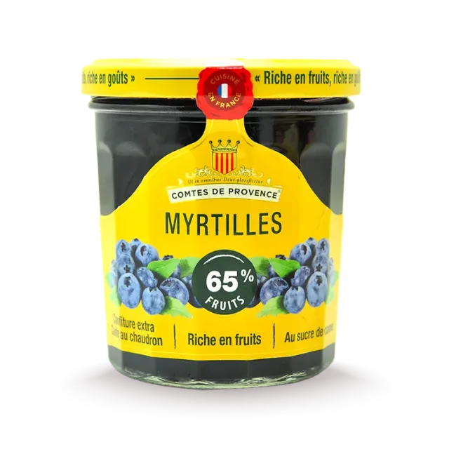 Les Comtes de Provence confettura di mirtilli