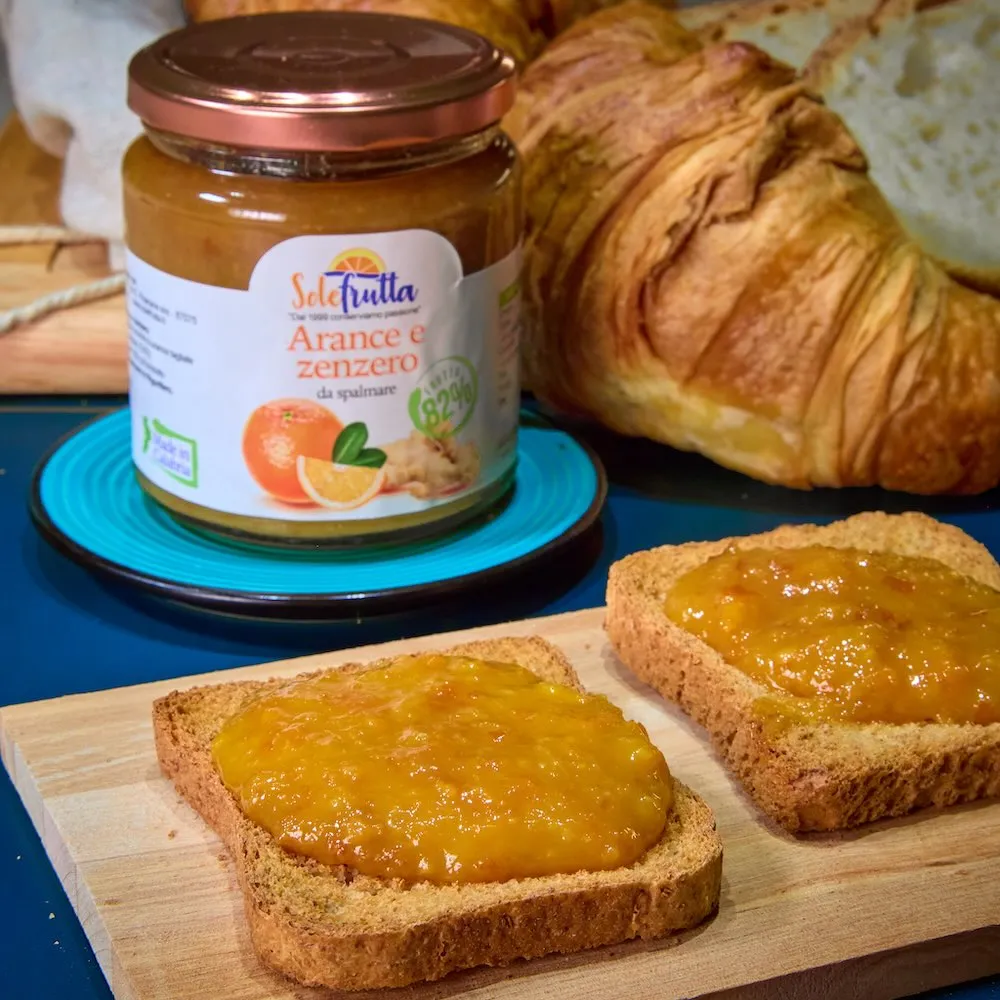SoloFrutta Arance e Zenzero marmellata agrumata speziata