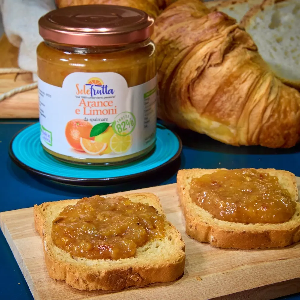 SoloFrutta Marmellata Arance e Limoni Spalmabile Agrumata