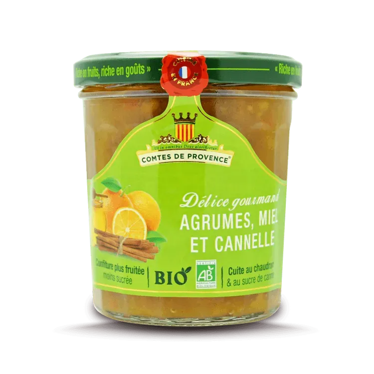 Les Comtes de Provence delizia miele agrumi cannella bio