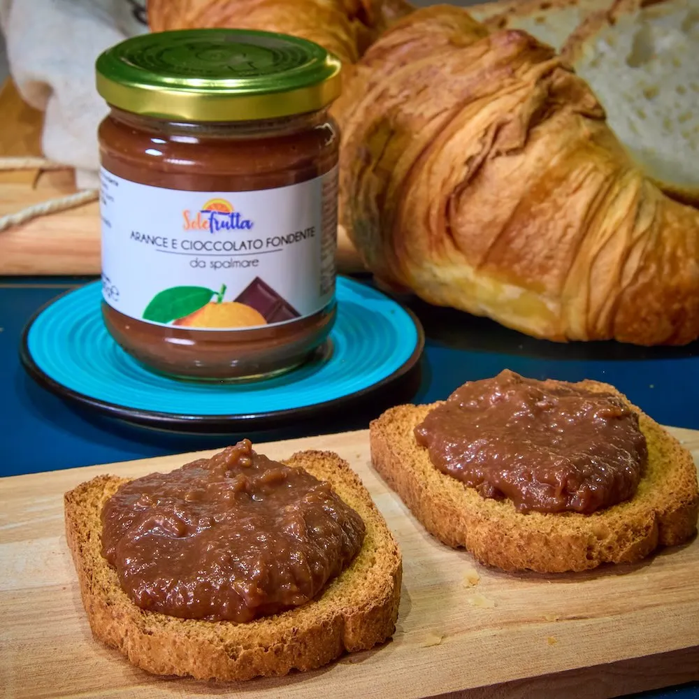SoloFrutta marmellata arance cioccolato fondente golosa