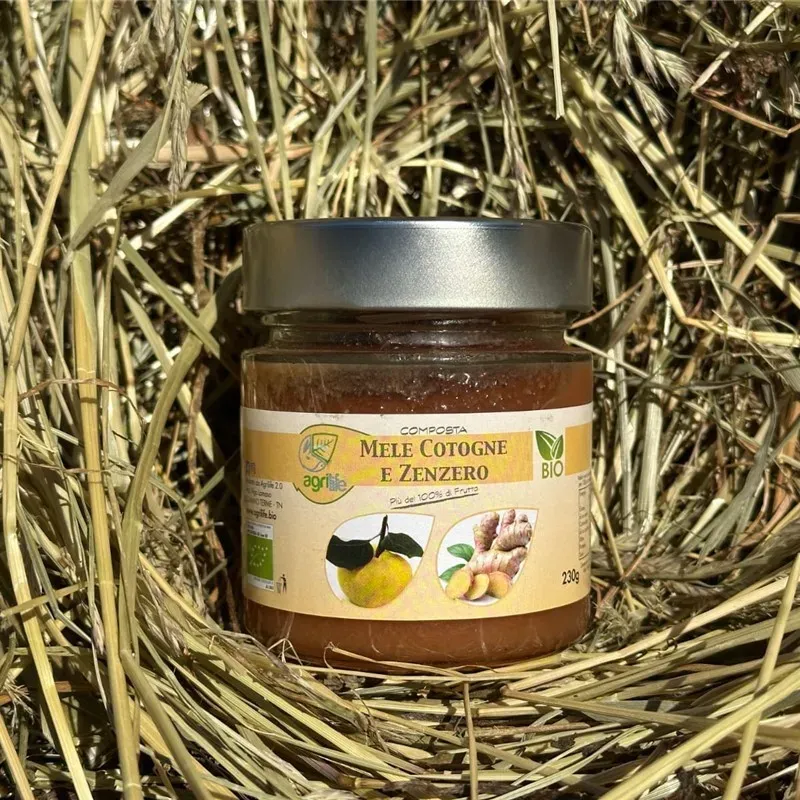 AGRILIFE 2.0 Mele cotogne e zenzero composta bio formaggi