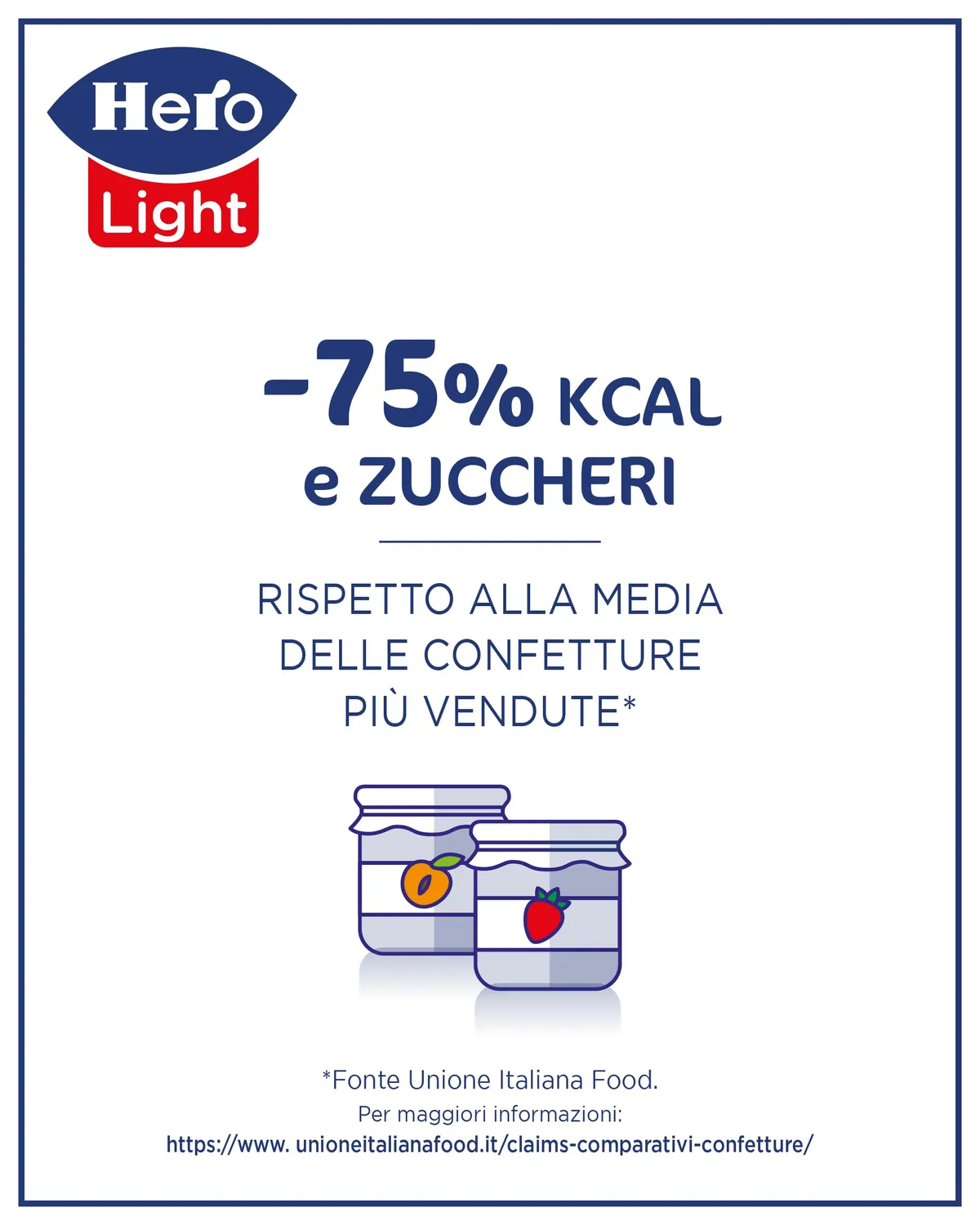 Hero Light confettura pesca passion fruit 8x280g senza zuccheri