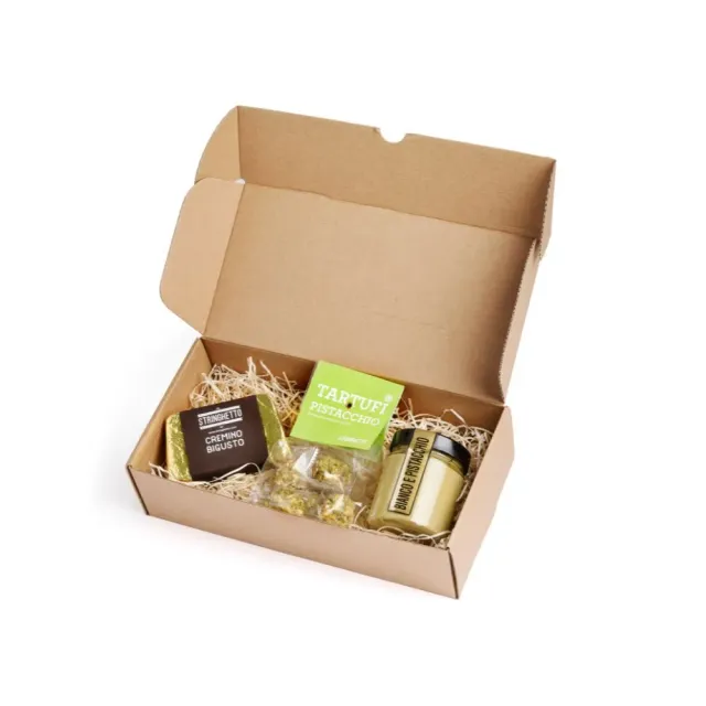 Stringhetto Pistacchio Box confezione regalo assortita