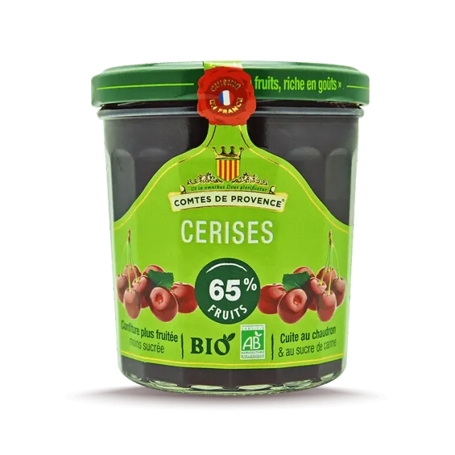 Les Comtes de Provence Bio confettura ciliegia alleggerita zucchero