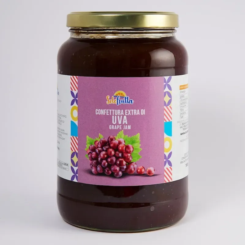 SoloFrutta Confettura Extra Uva 1,9kg horeca 75% frutta
