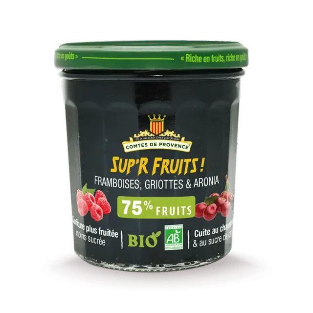 Les Comtes de Provence Bio confettura lampone amarena aronia