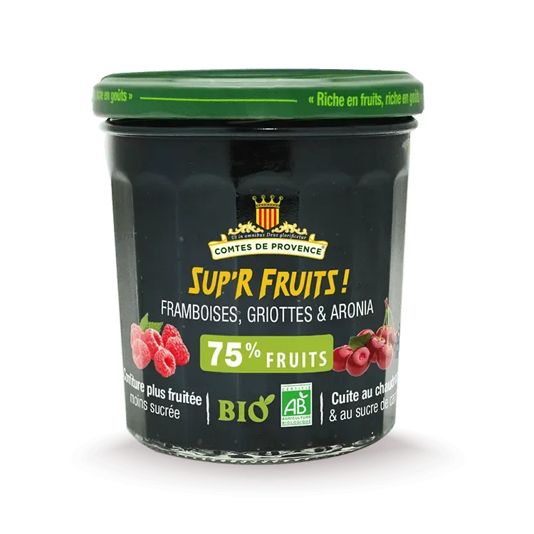 Les Comtes de Provence Bio confettura lampone amarena aronia