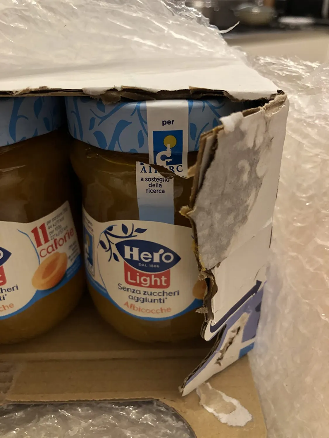 Hero Light Albicocca confettura 8x280g senza zuccheri aggiunti
