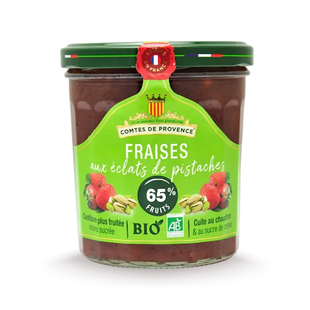 Les Comtes de Provence confettura fragole pistacchi bio