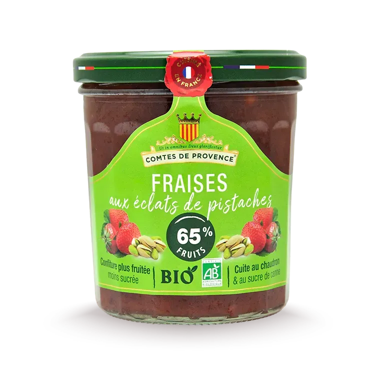 Les Comtes de Provence confettura fragole pistacchi bio