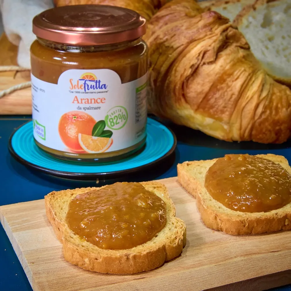 SoloFrutta Marmellata di Arance confettura spalmabile agrumi