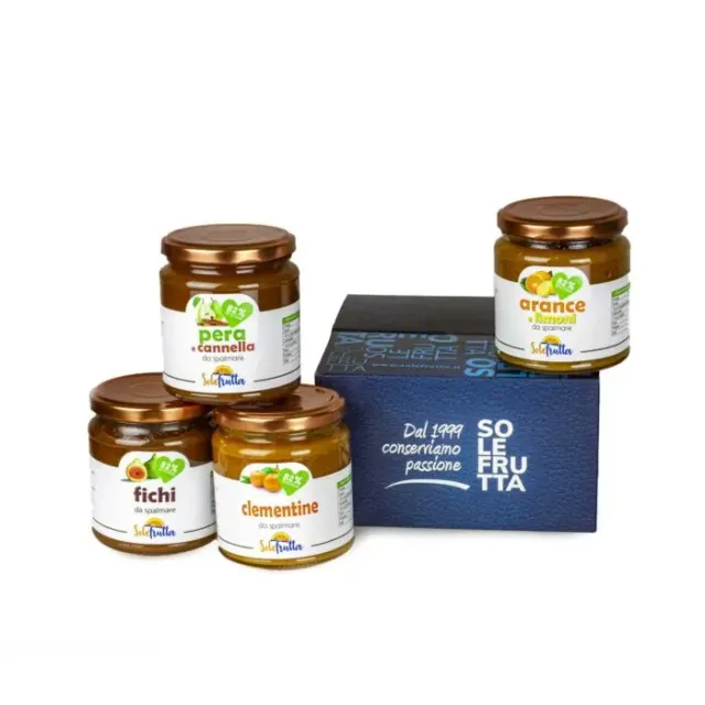 SoloFrutta Original Box cofanetto 4 vasetti regalo
