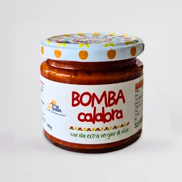 SoloFrutta Bomba Calabra paté piccante 180g olio EVO