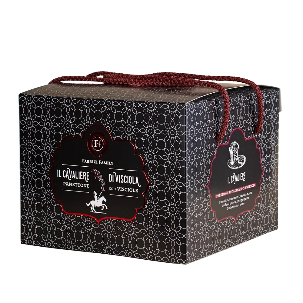 Fabrizi Family Cavaliere Panettone Visciole 600g natalizio