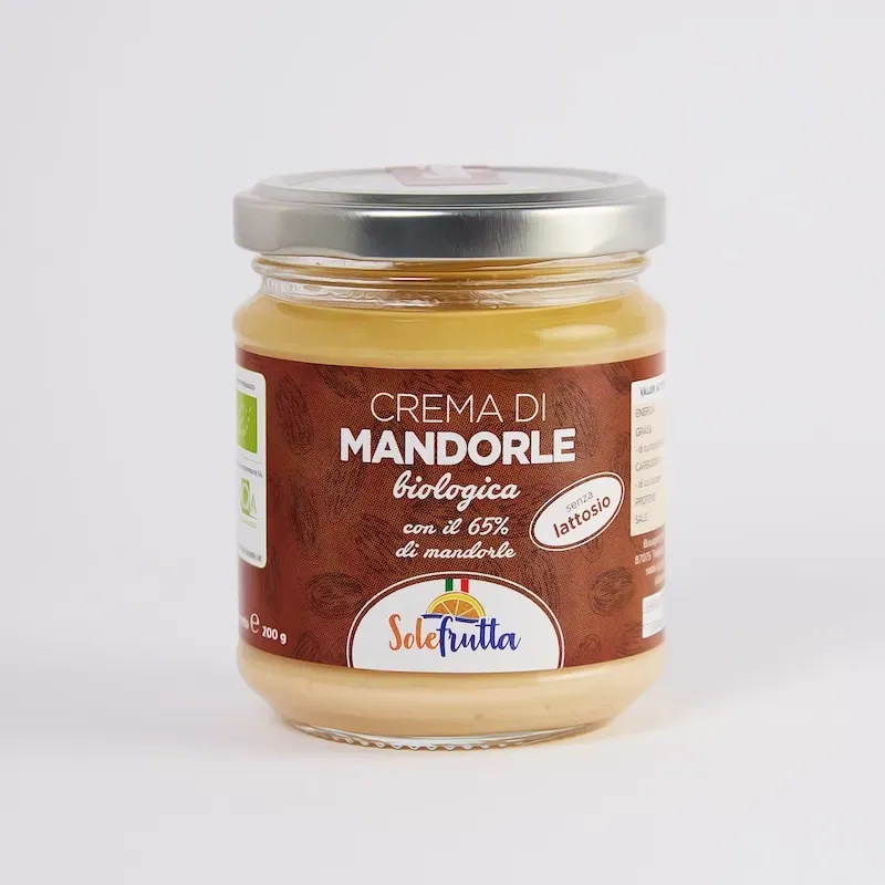 SoloFrutta Crema di Mandorle Bio crema 65% mandorle