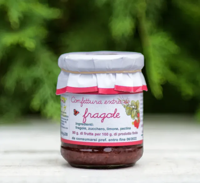Bosco del Fracasso Confettura Extra di Fragole 230g 90g frutta