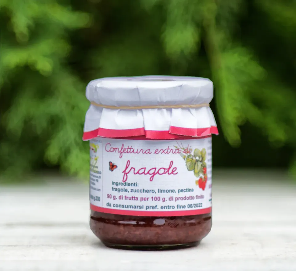 Bosco del Fracasso Confettura Extra di Fragole 230g 90g frutta