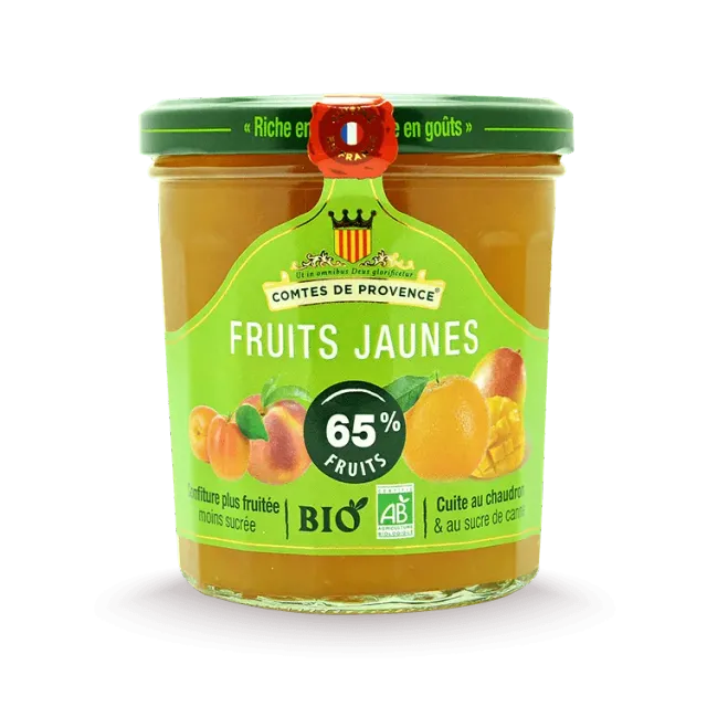 Les Comtes de Provence Bio confettura frutta gialla leggera