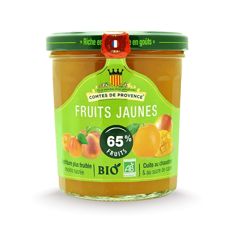 Les Comtes de Provence Bio confettura frutta gialla leggera