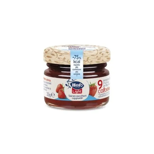 Hero Light confettura fragola monodose 48x25g senza zuccheri