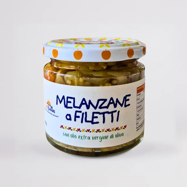 SoloFrutta Melanzane a Filetti sottolio 180g extravergine