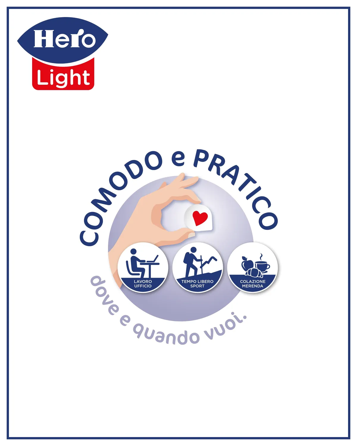 Hero Light Assortita confettura monodose 120x20g 3 gusti