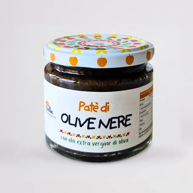 SoloFrutta Paté Olive Nere 180 g cremoso mediterraneo