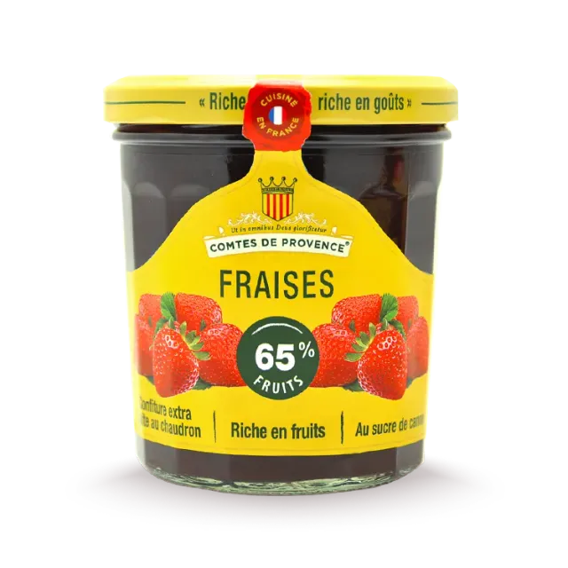 Les Comtes de Provence Fragola confettura di fragole classica