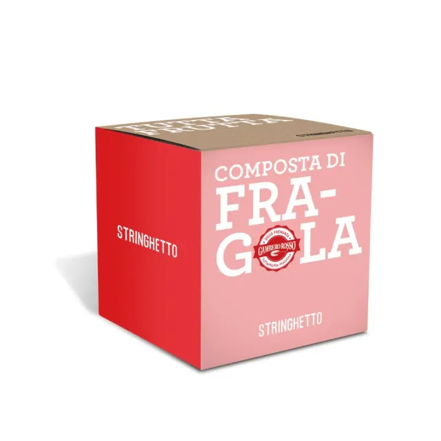 Stringhetto Tema Fragola Gambero Rosso confezione fragola