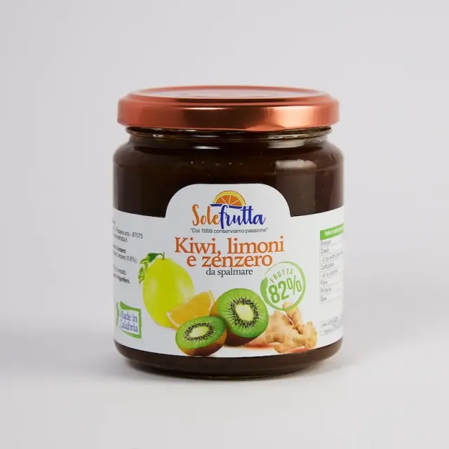 SoloFrutta Extra Kiwi Limoni Zenzero confettura fresca