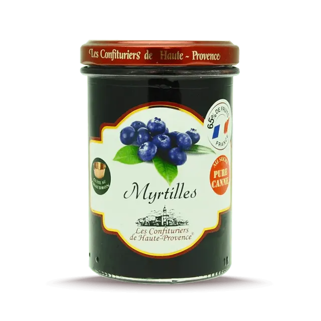 Les Comtes de Provence confettura mirtilli vasetto frutta vera