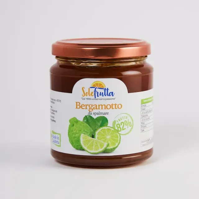 SoloFrutta Marmellata di Bergamotto da Spalmare con Scorze