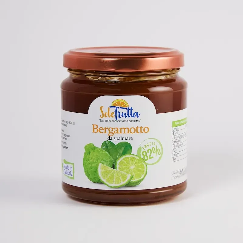 SoloFrutta Marmellata di Bergamotto da Spalmare con Scorze
