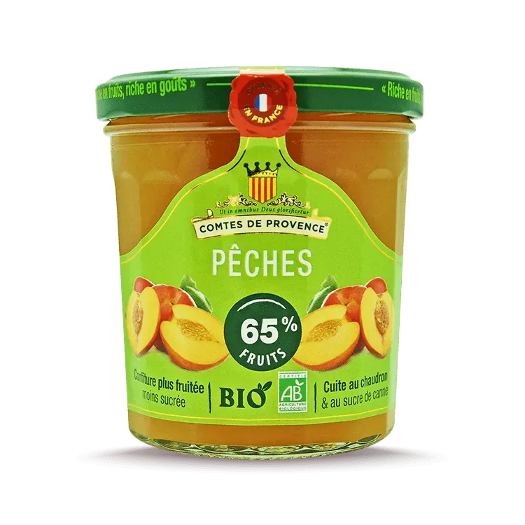 Les Comtes de Provence Bio confettura pesche bio meno zucchero