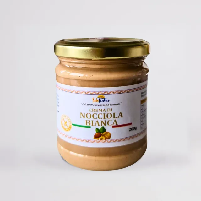 SoloFrutta Crema Nocciola Bianca 200g Latte Delicata