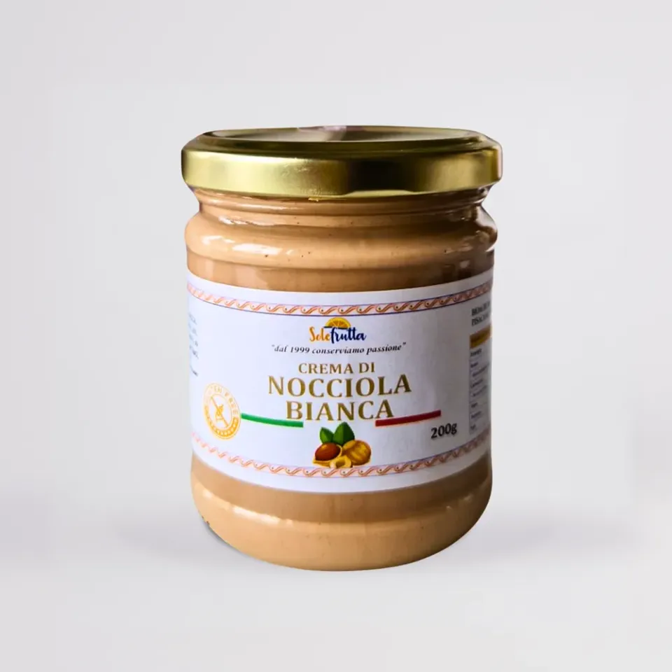 SoloFrutta Crema Nocciola Bianca 200g Latte Delicata