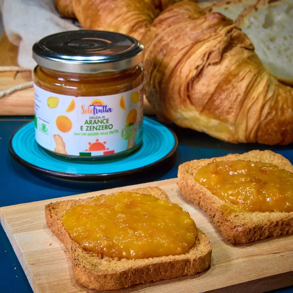 SoloFrutta Delizia Arance Zenzero marmellata bio agrumi