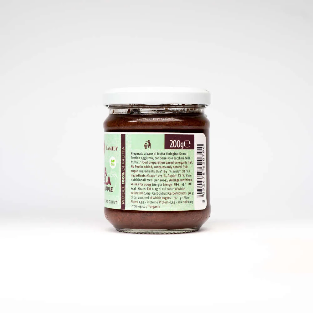 Fabrizi Family Uva e Mela confettura bio senza zuccheri